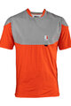 LEATT Tricou de ciclism cu mânecă scurtă - MTB ALLMOUNTAIN 3.0 - roșu/gri