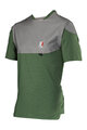 LEATT Tricou de ciclism cu mânecă scurtă - MTB ALLMOUNTAIN 3.0 - verde/gri