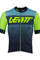 LEATT Tricou de ciclism cu mânecă scurtă - MTB ENDURANCE 6.0 - verde/albastru
