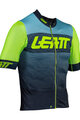 LEATT Tricou de ciclism cu mânecă scurtă - MTB ENDURANCE 6.0 - verde/albastru
