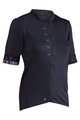 LEATT Tricou de ciclism cu mânecă scurtă - MTB ENDURANCE 5.0 W - negru