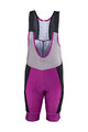 LEATT Pantaloni scurți de ciclism cu bretele - BIB MTB ENDURANCE 5.0 W - mov