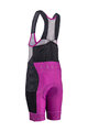 LEATT Pantaloni scurți de ciclism cu bretele - BIB MTB ENDURANCE 5.0 W - mov