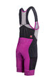 LEATT Pantaloni scurți de ciclism cu bretele - BIB MTB ENDURANCE 5.0 W - mov