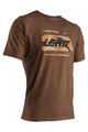 LEATT Tricou de ciclism cu mânecă scurtă - CORE - maro