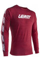 LEATT Tricou de ciclism cu mânecă lungă - PREMIUM LONG - roșu