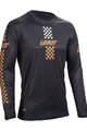 LEATT Tricou de ciclism cu mânecă lungă de vară - MTB ENDURO 4.0 - negru