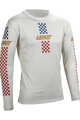 LEATT Tricou de ciclism cu mânecă lungă de vară - MTB ENDURO 4.0 - alb