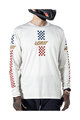 LEATT Tricou de ciclism cu mânecă lungă de vară - MTB ENDURO 4.0 - alb