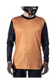 LEATT Tricou de ciclism cu mânecă lungă de vară - MTB ENDURO 4.0 - maro/negru