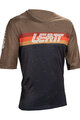 LEATT Tricou de ciclism cu mânecă scurtă - MTB ENDURO 3.0 - negru