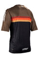 LEATT Tricou de ciclism cu mânecă scurtă - MTB ENDURO 3.0 - negru
