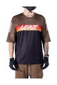 LEATT Tricou de ciclism cu mânecă scurtă - MTB ENDURO 3.0 - negru