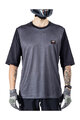 LEATT Tricou de ciclism cu mânecă scurtă - MTB ENDURO 3.0 - gri/negru