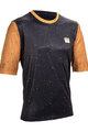LEATT Tricou de ciclism cu mânecă scurtă - MTB ENDURO 3.0 - negru/maro