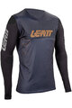 LEATT Tricou de ciclism cu mânecă lungă de vară - MTB GRAVITY 5.0 - negru
