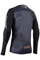 LEATT Tricou de ciclism cu mânecă lungă de vară - MTB GRAVITY 5.0 - negru