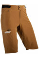 LEATT Pantaloni scurți de ciclism fără bretele - MTB ENDURO 1.0 - maro