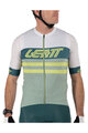 LEATT Tricou de ciclism cu mânecă scurtă - MTB ENDURANCE 6.0 - verde/gri