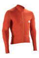 LEATT Tricou de ciclism cu mânecă lungă de vară - MTB ENDURANCE 4.0 - roșu