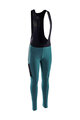 LEATT Pantaloni de ciclism lungi cu bretele - MTB ENDURANCE 4.0 - albastru