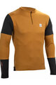 LEATT Tricou de cilism pentru iarnă cu mânecă lungă - MTB TRAIL 4.0 - maro