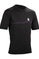 LEATT Tricou de ciclism cu mânecă scurtă - MTB TRAIL 1.0 - negru