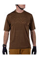 LEATT Tricou de ciclism cu mânecă scurtă - MTB TRAIL 1.0 - maro