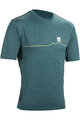 LEATT Tricou de ciclism cu mânecă scurtă - MTB TRAIL 1.0 - verde