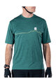 LEATT Tricou de ciclism cu mânecă scurtă - MTB TRAIL 1.0 - verde