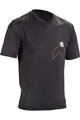 LEATT Tricou de ciclism cu mânecă scurtă - MTB TRAIL 1.0 X-FLOW - negru