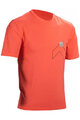 LEATT Tricou de ciclism cu mânecă scurtă - MTB TRAIL 1.0 X-FLOW - roșu