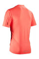LEATT Tricou de ciclism cu mânecă scurtă - MTB TRAIL 1.0 X-FLOW - roșu