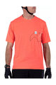 LEATT Tricou de ciclism cu mânecă scurtă - MTB TRAIL 1.0 X-FLOW - roșu