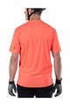 LEATT Tricou de ciclism cu mânecă scurtă - MTB TRAIL 1.0 X-FLOW - roșu