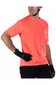 LEATT Tricou de ciclism cu mânecă scurtă - MTB TRAIL 1.0 X-FLOW - roșu