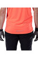 LEATT Tricou de ciclism cu mânecă scurtă - MTB TRAIL 1.0 X-FLOW - roșu