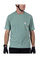 LEATT Tricou de ciclism cu mânecă scurtă - MTB TRAIL 1.0 X-FLOW - verde
