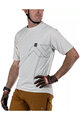 LEATT Tricou de ciclism cu mânecă scurtă - MTB TRAIL 1.0 X-FLOW - gri