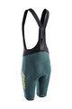 LEATT Pantaloni scurți de ciclism cu bretele - BIB MTB ENDURANCE 6.0 - verde