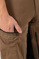 LEATT Pantaloni de ciclism lungi fără bretele - MTB HYDRADRI 5.0 - maro
