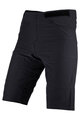 LEATT Pantaloni scurți de ciclism fără bretele - MTB TRAIL 3.0 - negru