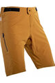LEATT Pantaloni scurți de ciclism fără bretele - MTB TRAIL 1.0 - maro