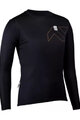 LEATT Tricou de ciclism cu mânecă lungă de vară - MTB TRAIL 3.0 W - negru