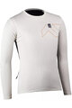 LEATT Tricou de ciclism cu mânecă lungă de vară - MTB TRAIL 3.0 W - alb/negru