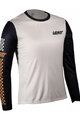 LEATT Tricou de ciclism cu mânecă lungă de vară - MTB ENDURO 4.0 W - alb/negru