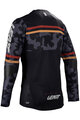 LEATT Tricou de ciclism cu mânecă lungă de vară - MTB GRAVITY 4.0 - negru