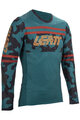 LEATT Tricou de ciclism cu mânecă lungă de vară - MTB GRAVITY 4.0 - mov