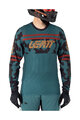 LEATT Tricou de ciclism cu mânecă lungă de vară - MTB GRAVITY 4.0 - mov