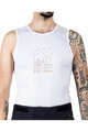 LEATT Tricou de ciclism fără mâneci - BASE - alb